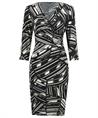 Joseph Ribkoff jurk grafische print