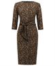 Joseph Ribkoff jurk panterprint met strik detail