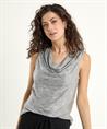 Joseph Ribkoff lurex top watervalhals