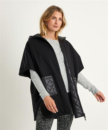 Joseph Ribkoff reversible vest met capuchon