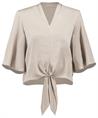 Joseph Ribkoff silky blouse knoop