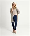 Joseph Ribkoff silky blouse knoop