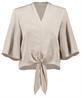 Joseph Ribkoff silky blouse knoop