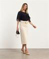 Joseph Ribkoff slinky top kant mouw
