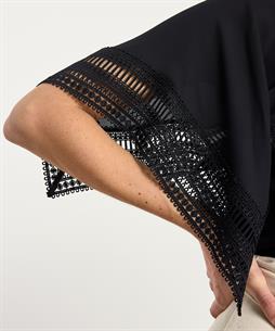 Joseph Ribkoff slinky top kant mouw