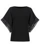 Joseph Ribkoff slinky top kant mouw