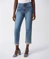 Joseph Ribkoff straight jeans strass cropped