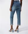 Joseph Ribkoff straight jeans strass cropped