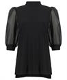 Joseph Ribkoff top mouw organza