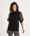Joseph Ribkoff top mouw organza