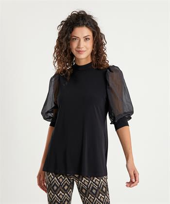 Joseph Ribkoff top mouw organza