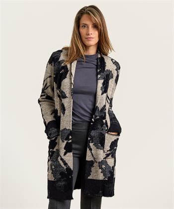 Joseph Ribkoff vest hairy lurex