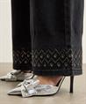 Joseph Ribkoff wide leg jeans strass