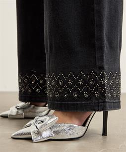 Joseph Ribkoff wide leg jeans strass