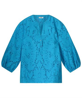 KYRA ausbrenner blouse bloemen Tamara