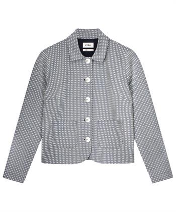 KYRA blazer jacquard motief Sjuul
