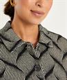 KYRA blazervest grafisch jacquard Raaf