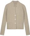 KYRA blazervest wafelstructuur Blockstitch Kitty