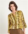 KYRA blouse shiny ikat print Rosaria