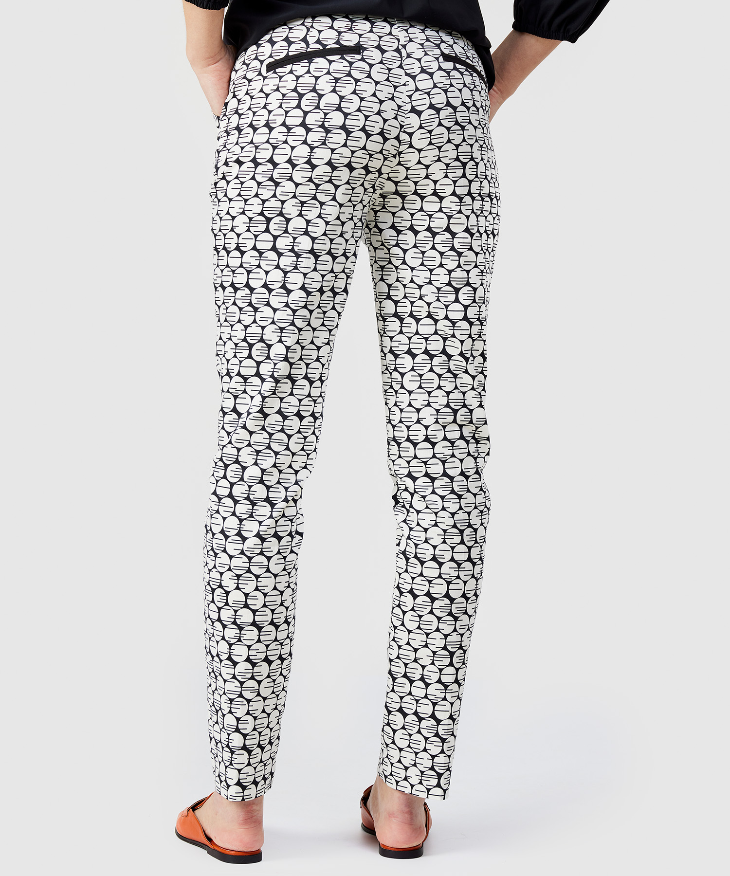 Mode Korte broeken Hot pants H&M Hot pants zwart-wit volledige print casual uitstraling 