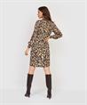 KYRA crepe jurk animalprint Britta