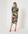 KYRA doorknoopjurk tropical flower Marena