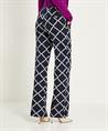 KYRA flared broek met grote ruit Scott