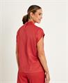 KYRA heavy silky blouse met col Dana