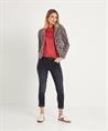 KYRA heavy silky blouse met col Dana