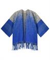 KYRA jacquard poncho Gradient