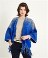 KYRA jacquard poncho Gradient