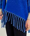 KYRA jacquard poncho Gradient