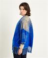 KYRA jacquard poncho Gradient
