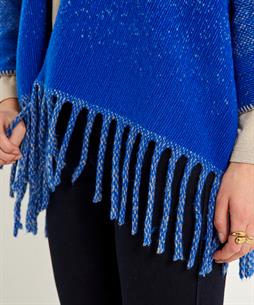 KYRA jacquard poncho Gradient