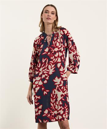 KYRA jurk ballonmouw bloemen Valentina