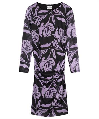 KYRA jurk mesh bloemen print Maja