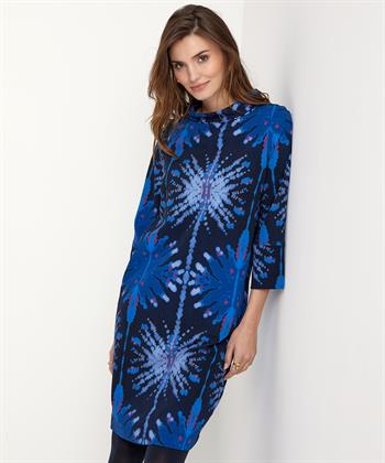 KYRA jurk met col all-overprint Janiek