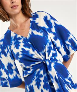 KYRA jurk met strik floral print Kiki