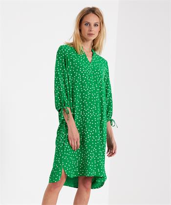 KYRA jurk stippenprint Roos