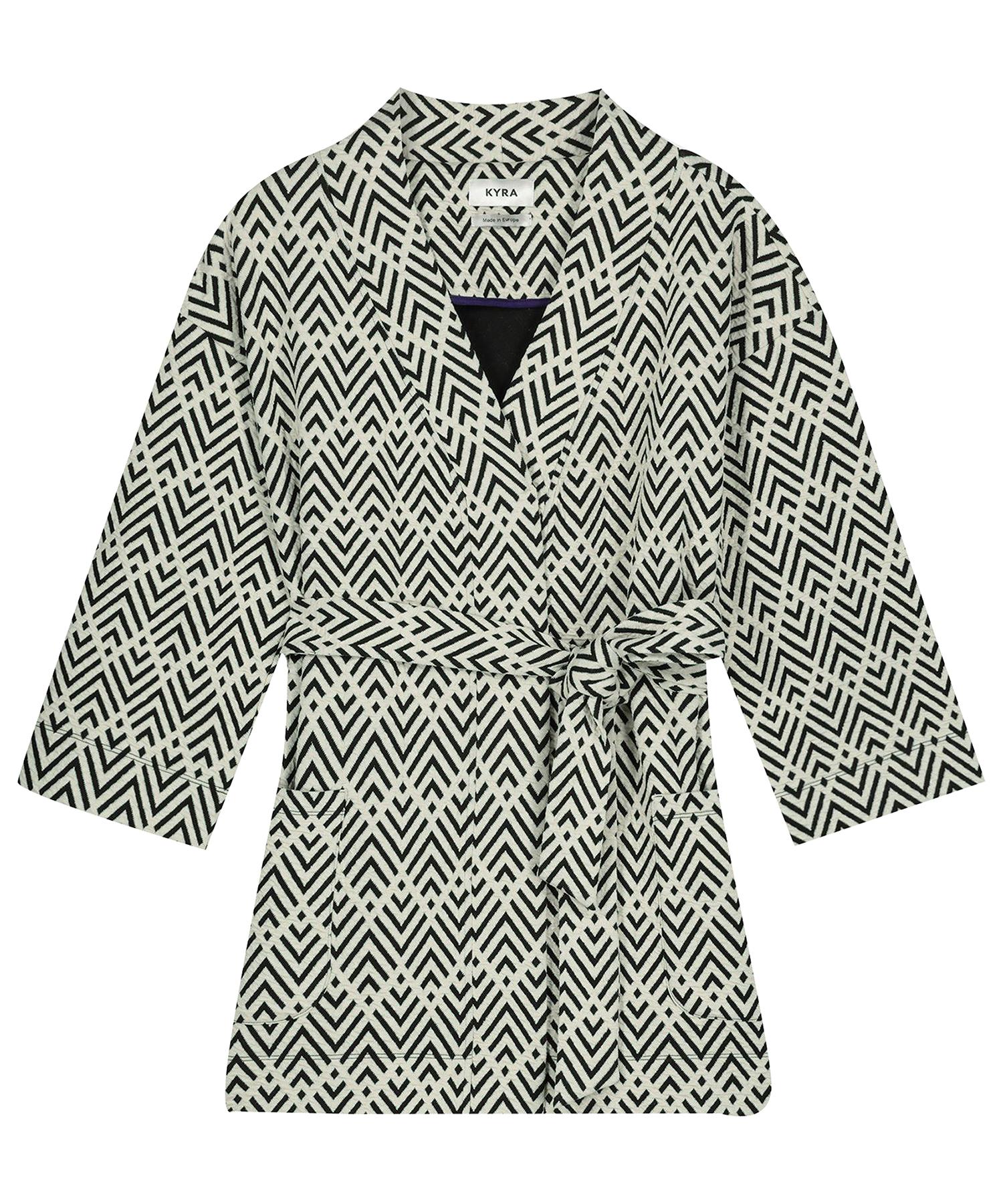 KYRA kimono jasje zigzag structuur Georgina