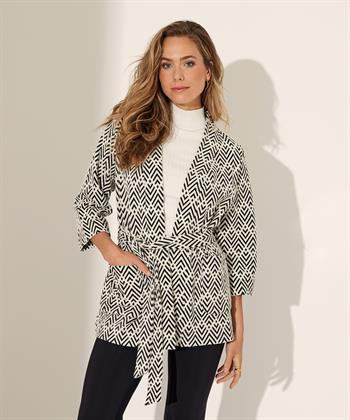 KYRA kimono jasje zigzag structuur Georgina