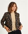 KYRA korte blazer lurex panter Venna