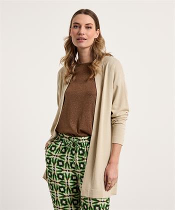 KYRA lang linnenmix vest Evira