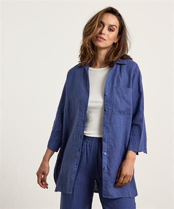 KYRA lange linnen blouse Mabel