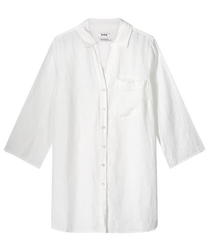 KYRA lange linnnen blouse Mabel