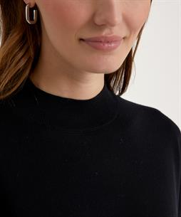 KYRA lange trui met kniphals Silke