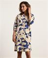 KYRA linnenmix jurk bloemen Wyna