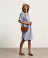 KYRA linnenmix jurk pinstripe Isolde