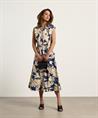 KYRA linnenmix lange jurk bloemen Kaira