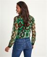 KYRA mesh blouse ikat print Mila